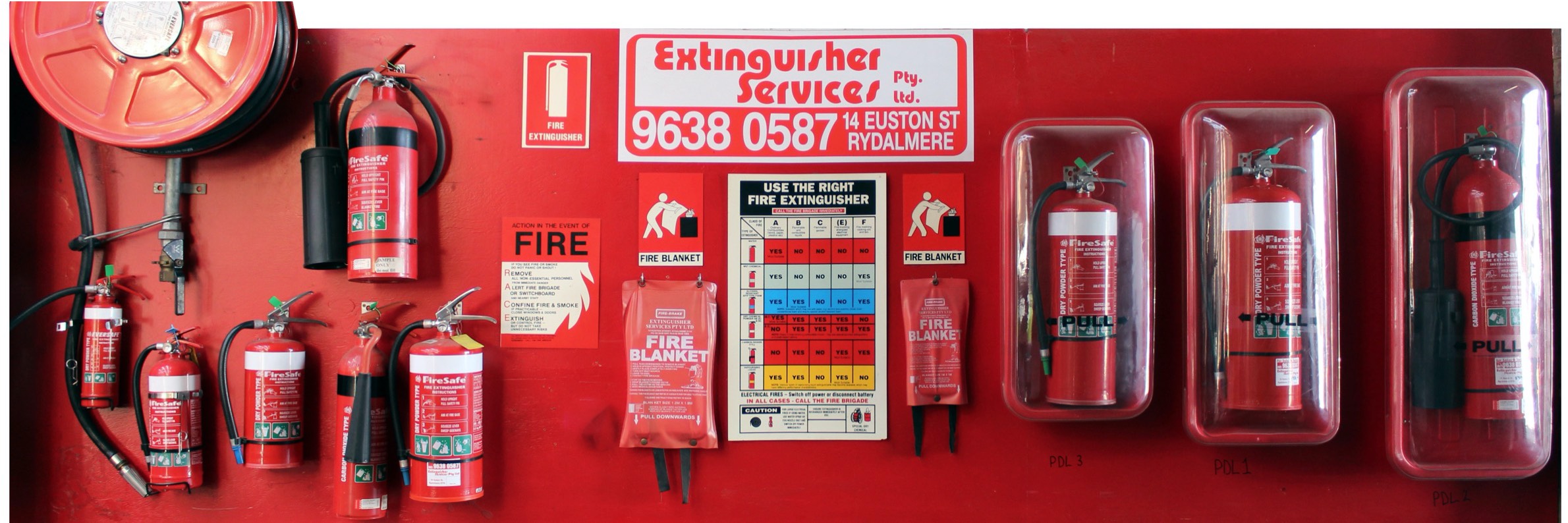 Fire extinguisher online service company